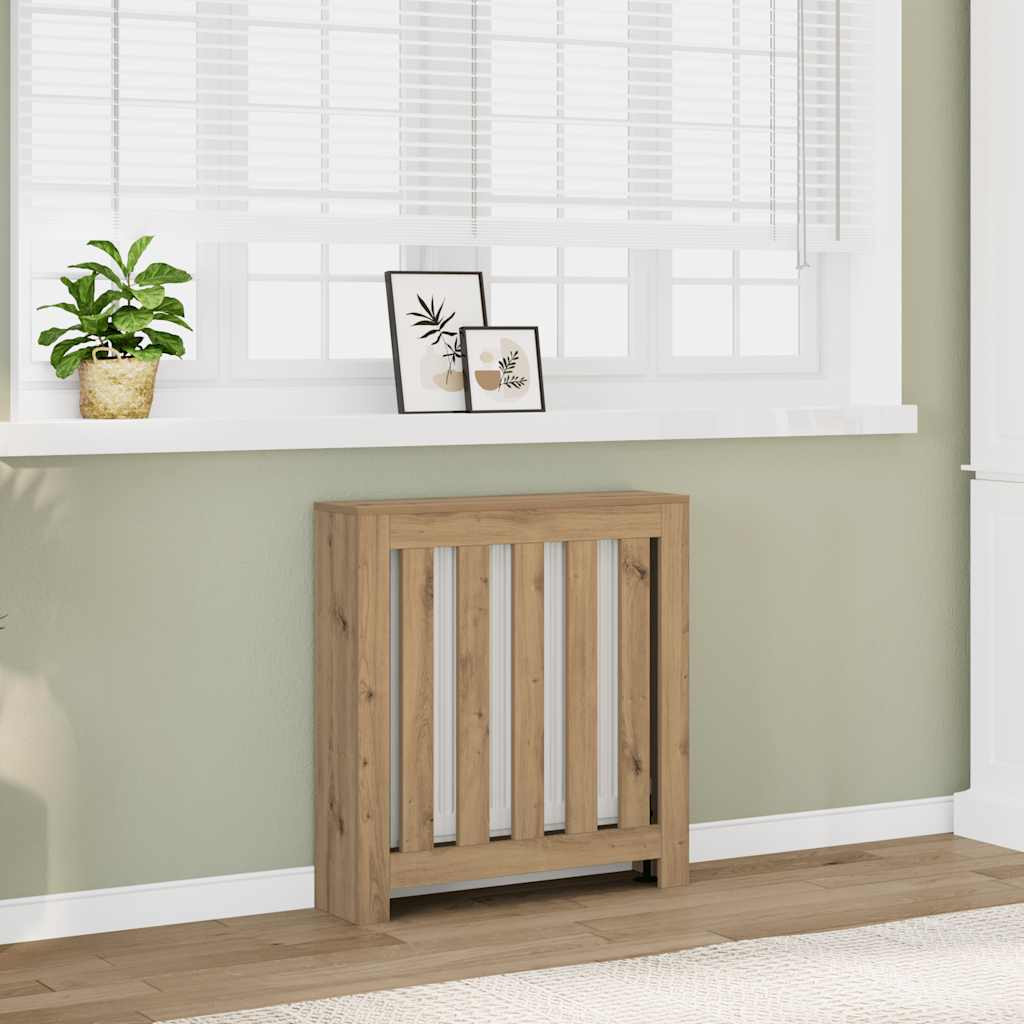 vidaXL Heizkörperverkleidung Artisan-Eiche 78x20x82 cm Holzwerkstoff