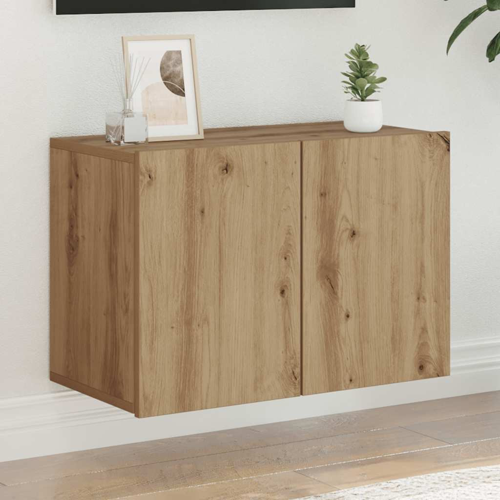 vidaXL TV-Wandschrank Artisan-Eiche 60x30x41 cm