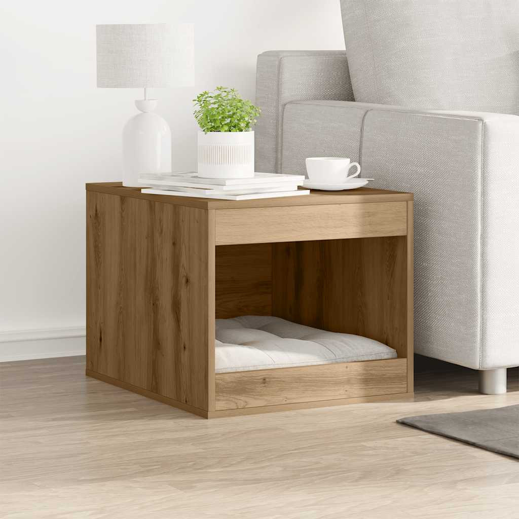 vidaXL Katzenklo Artisan-Eiche 47x59x42 cm Holzwerkstoff