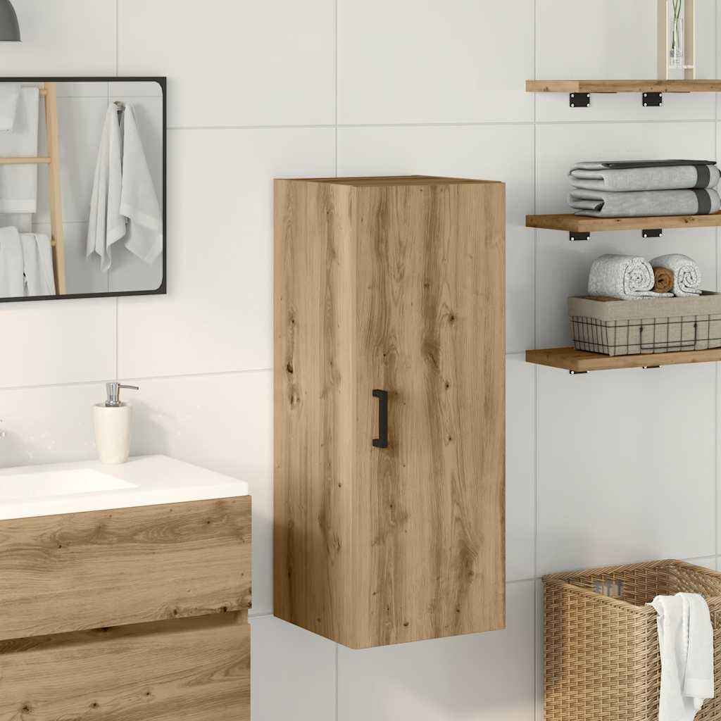 vidaXL Wandschrank Artisan-Eiche 34,5x34x90 cm Holzwerkstoff