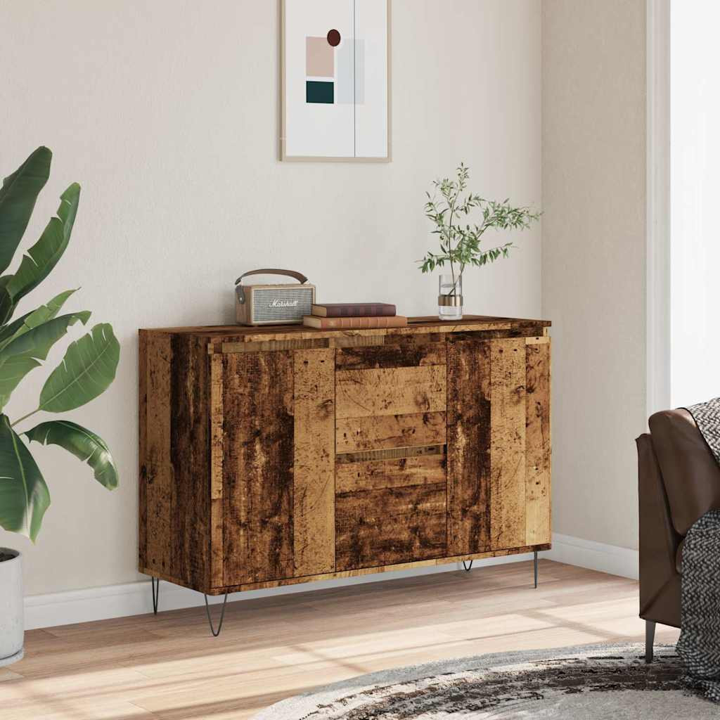 vidaXL Sideboard Altholz-Optik 101,5x35x70 cm Holzwerkstoff