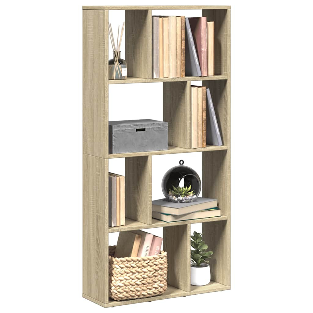 vidaXL Bücherregal Sonoma-Eiche 60x20x120,5 cm Holzwerkstoff