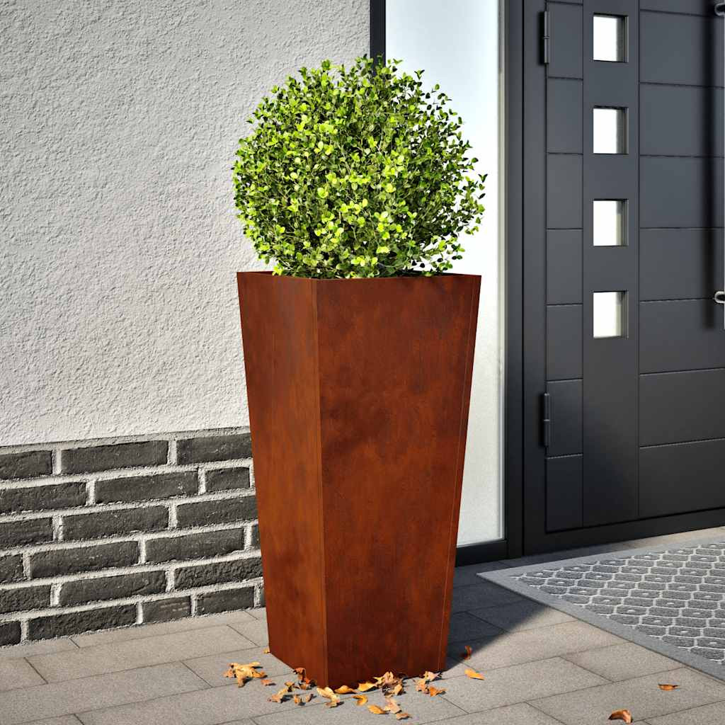 vidaXL Pflanzkübel 35x35x75 cm Wetterfester Stahl