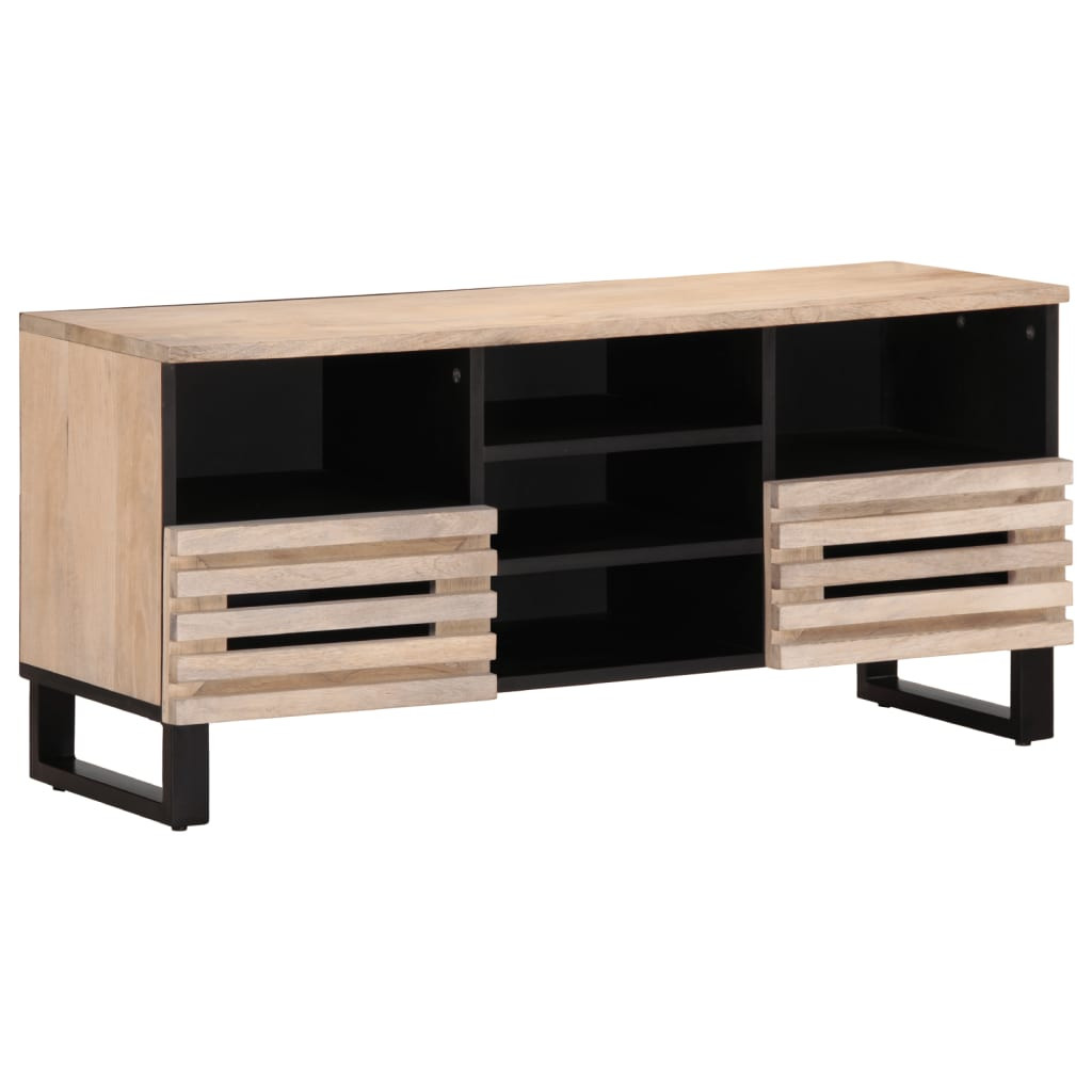 vidaXL TV-Schrank 100x34x46 cm Massivholz Mango