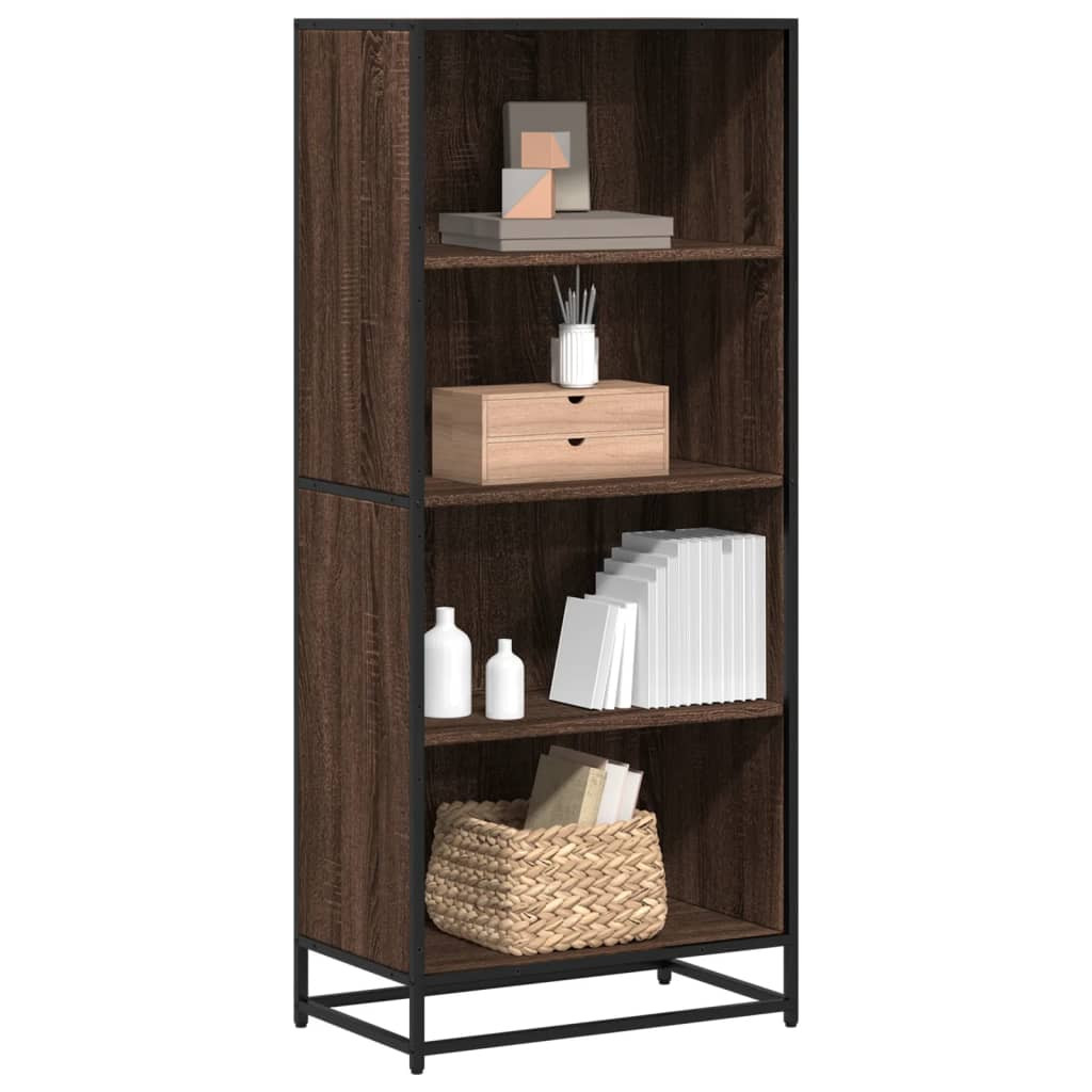 vidaXL Bücherregal Braun Eichen-Optik 60x35x139 cm Holzwerkstoff