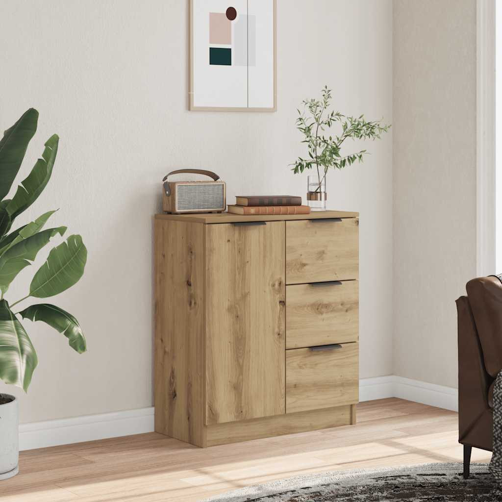 vidaXL Sideboard Artisan-Eiche 60x30x70 cm Holzwerkstoff