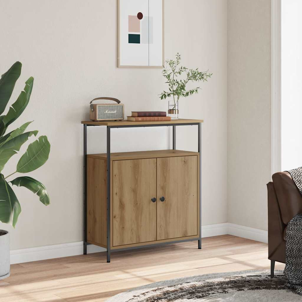 vidaXL Sideboard Artisan-Eiche 70x30x80 cm Holzwerkstoff