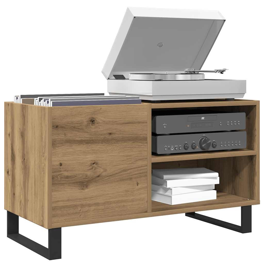 vidaXL Plattenschrank Artisan-Eiche 84,5x38x48 cm Holzwerkstoff