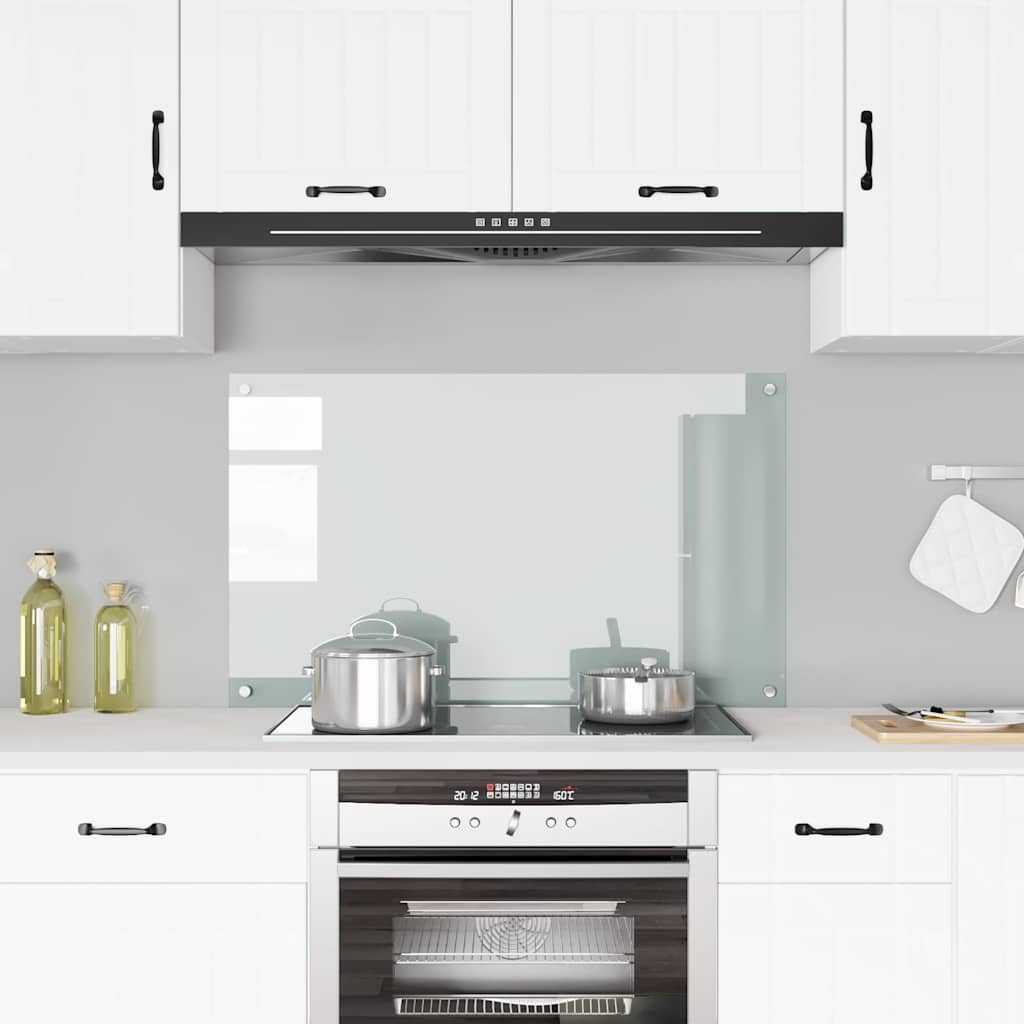 vidaXL Küchenrückwand Transparent 100×60 cm Hartglas