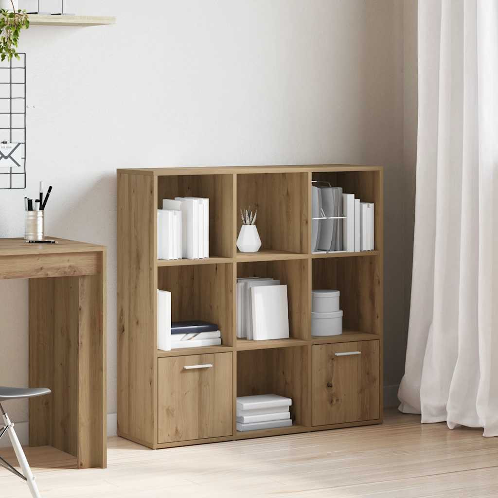 vidaXL Bücherschrank Artisan-Eiche 98x29x97,5 cm Holzwerkstoff