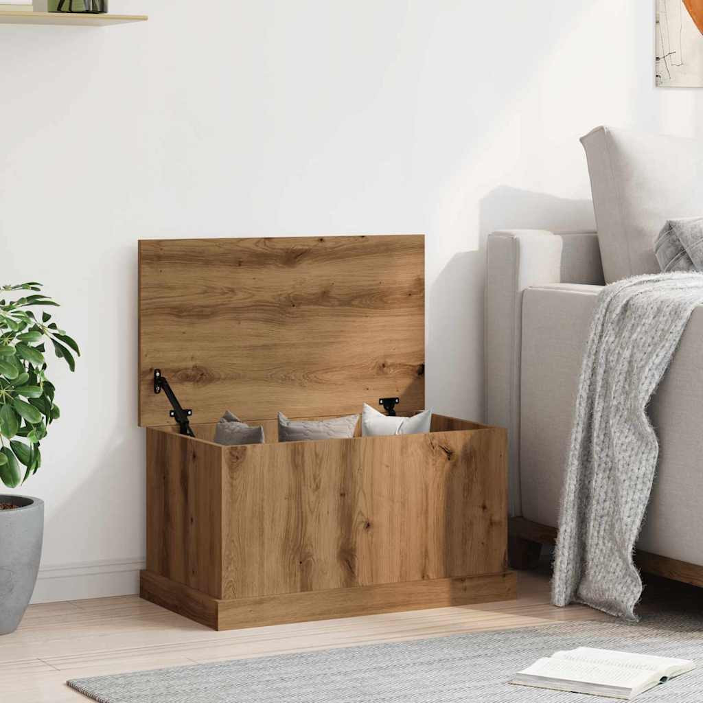 vidaXL Aufbewahrungstruhe Artisan-Eiche 70x40x38 cm Holzwerkstoff