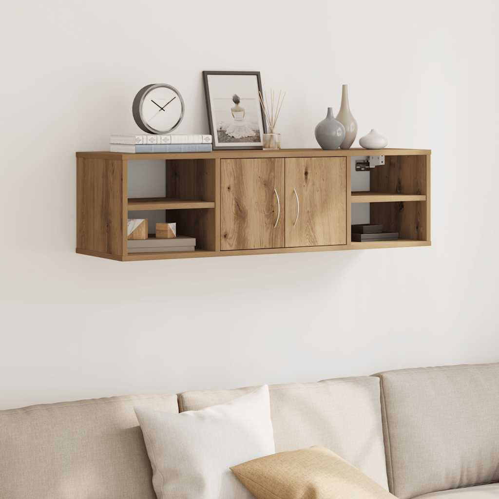 vidaXL Wandschrank Artisan-Eiche 101x30x29 cm Holzwerkstoff