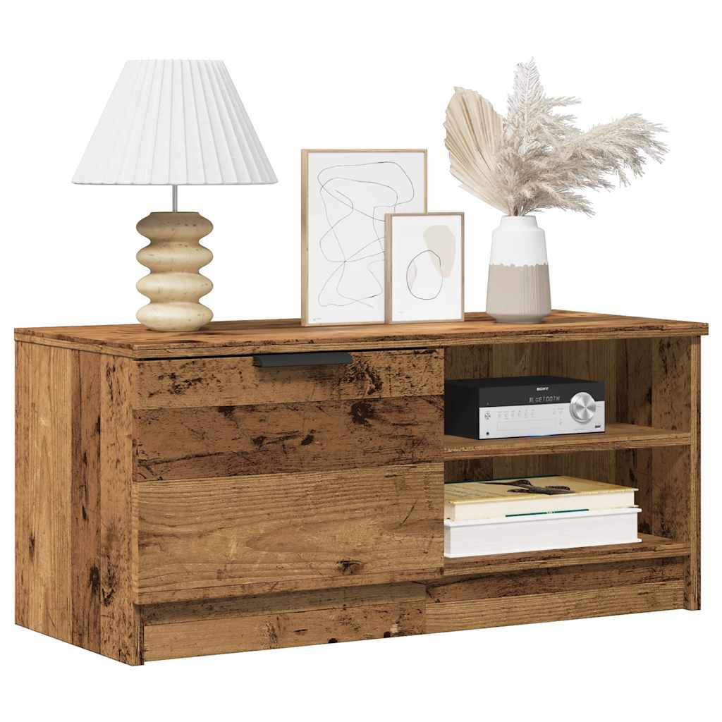 vidaXL TV-Schrank Altholz-Optik 80x35x36,5 cm Holzwerkstoff