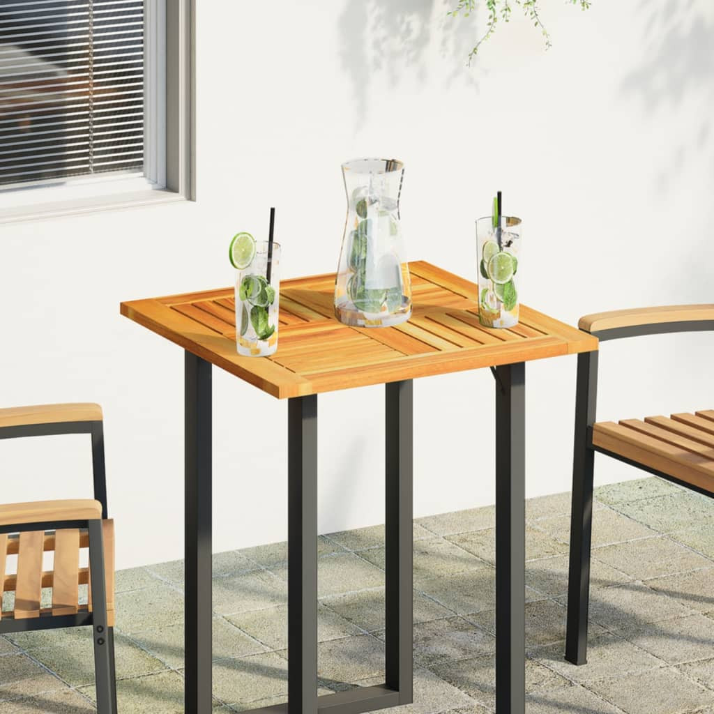 vidaXL Tischplatte 60x60x2 cm Quadratisch Massivholz Akazie