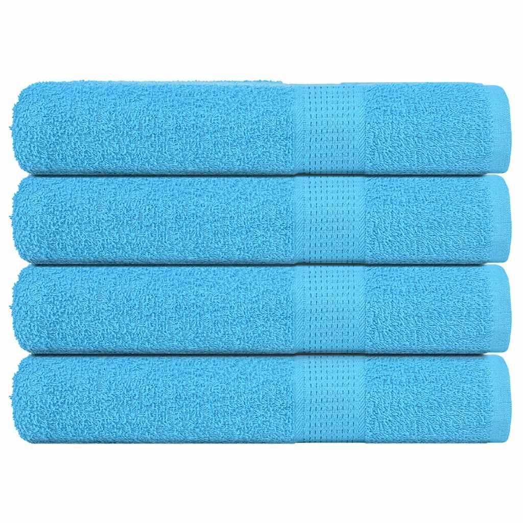 vidaXL Handtücher FROGN 4 Stk. Türkis 100x200 cm 360 g/m²