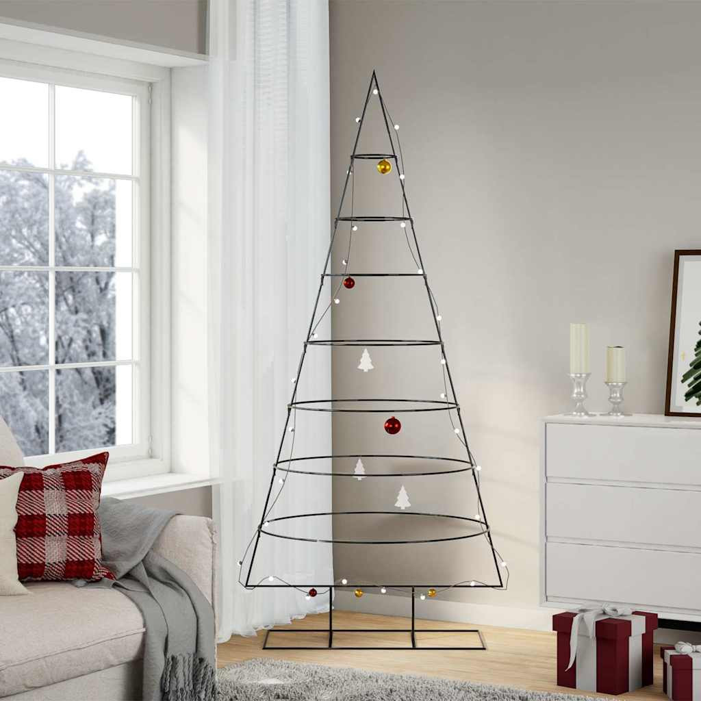 vidaXL | Metall Weihnachtsbaum | 210 cm Pulverbeschichteter Stahl
