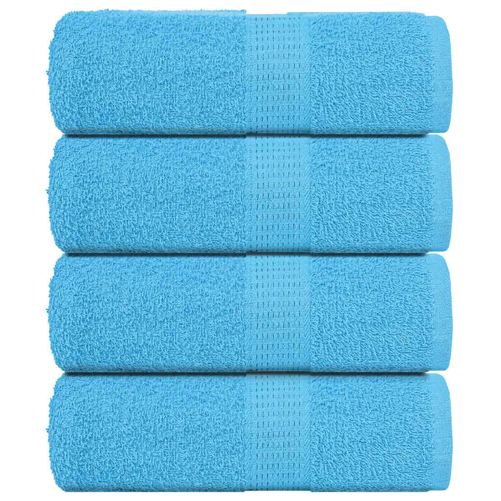 vidaXL Gästetücher FROGN 4 Stk. Türkis 30x50 cm 360 g/m²