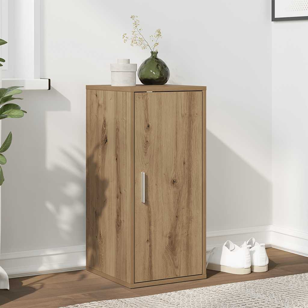 vidaXL Schuhschrank Artisan-Eiche 32x35x70 cm Holzwerkstoff
