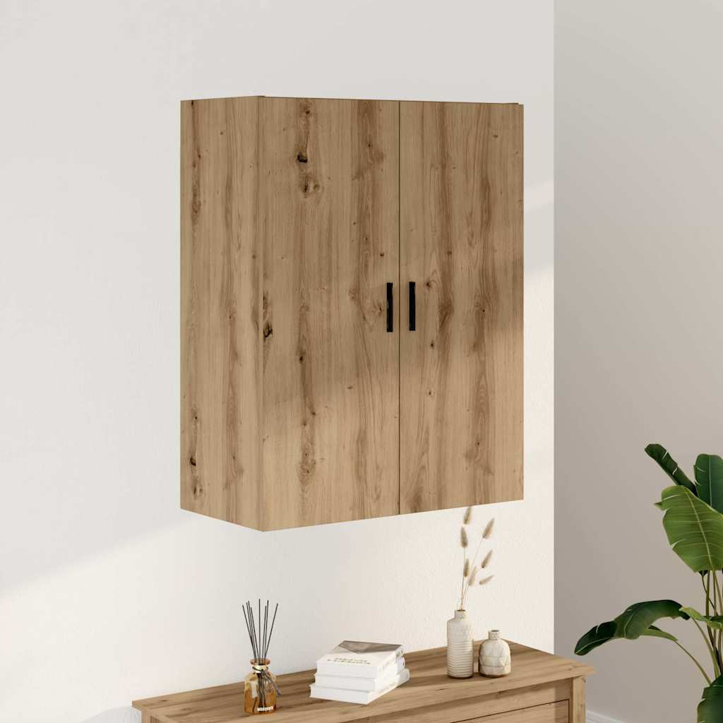 vidaXL Wandschrank Artisan-Eiche 69,5x34x90 cm