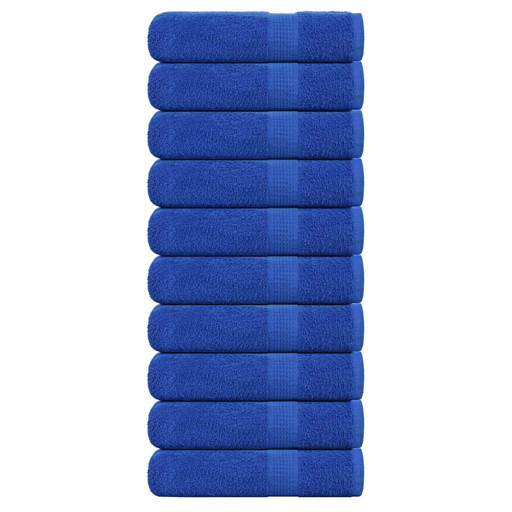 vidaXL Handtücher FROGN 10 Stk. Blau 50x100 cm 360 g/m²