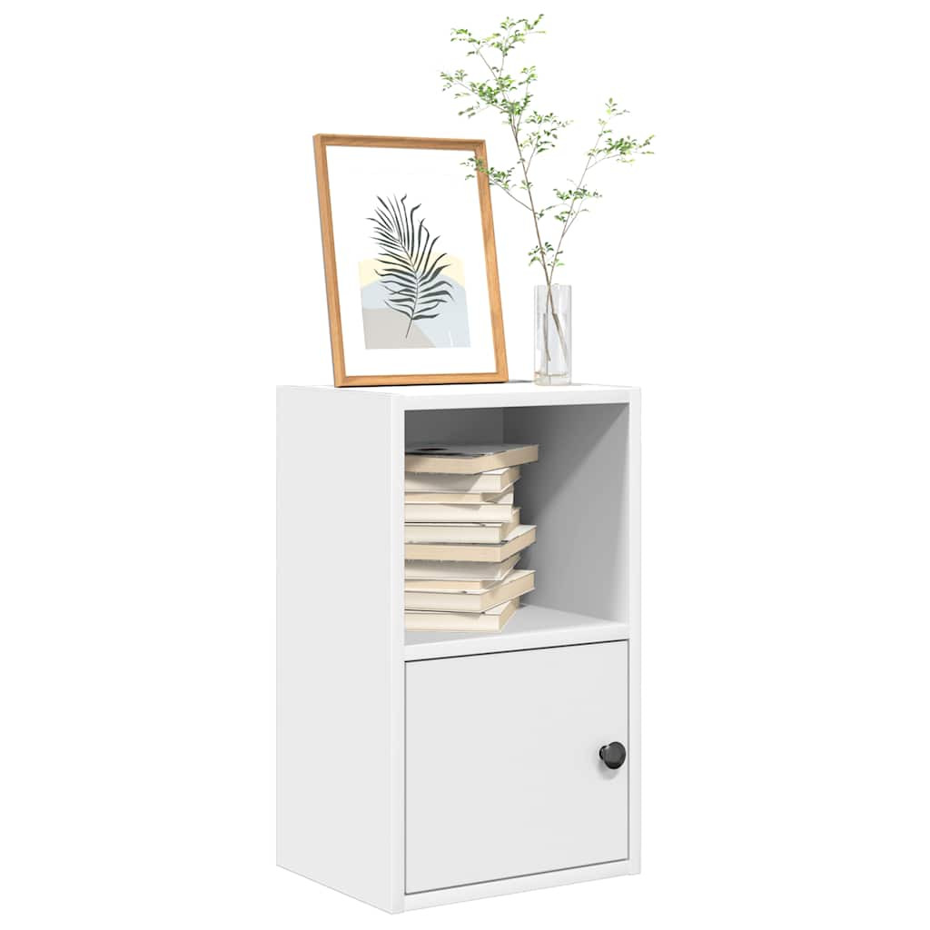 vidaXL Bücherregal Weiß 31x24x52 cm Holzwerkstoff