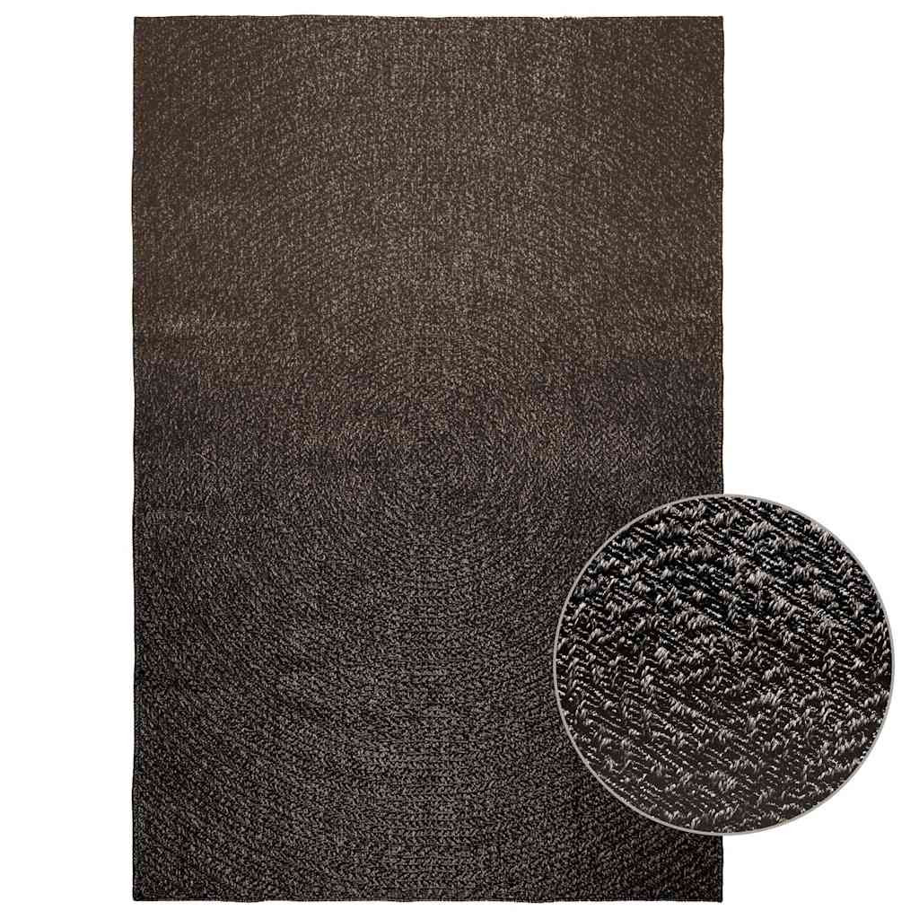 vidaXL Teppich ZIZUR Anthrazit 160x230cm Jute-Optik Indoor und Outdoor