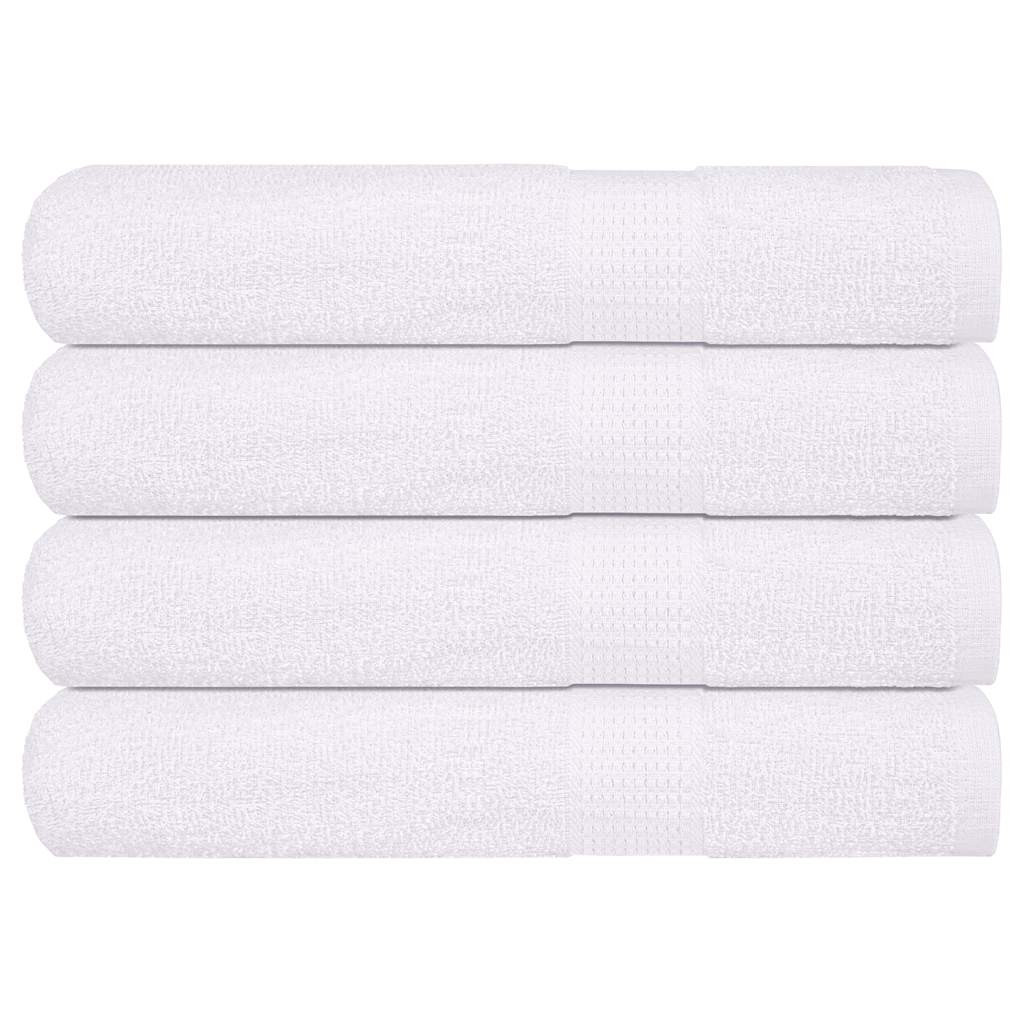 vidaXL Saunatücher FROGN 4 Stk. Weiß 80x200 cm 360 g/m²
