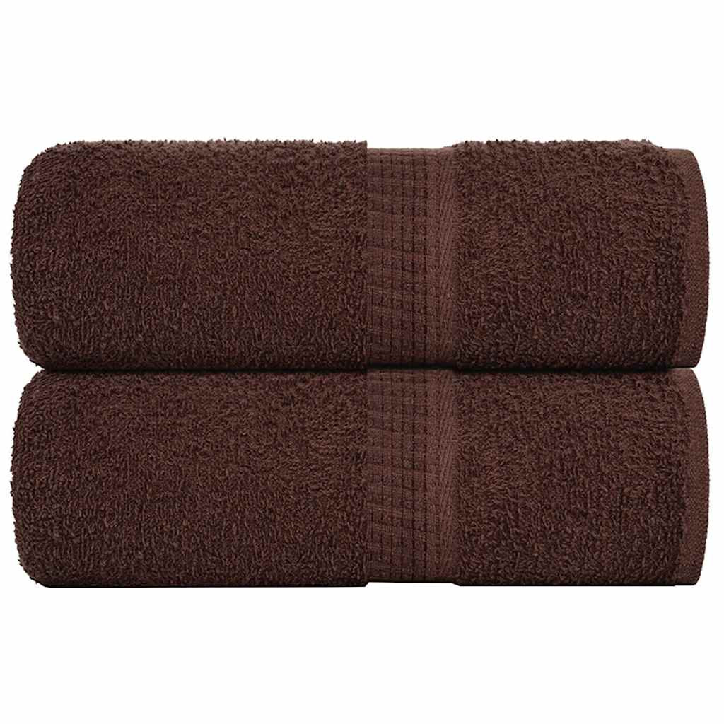 vidaXL Waschtücher FROGN 2 Stk. Braun 30x30 cm 360 g/m²