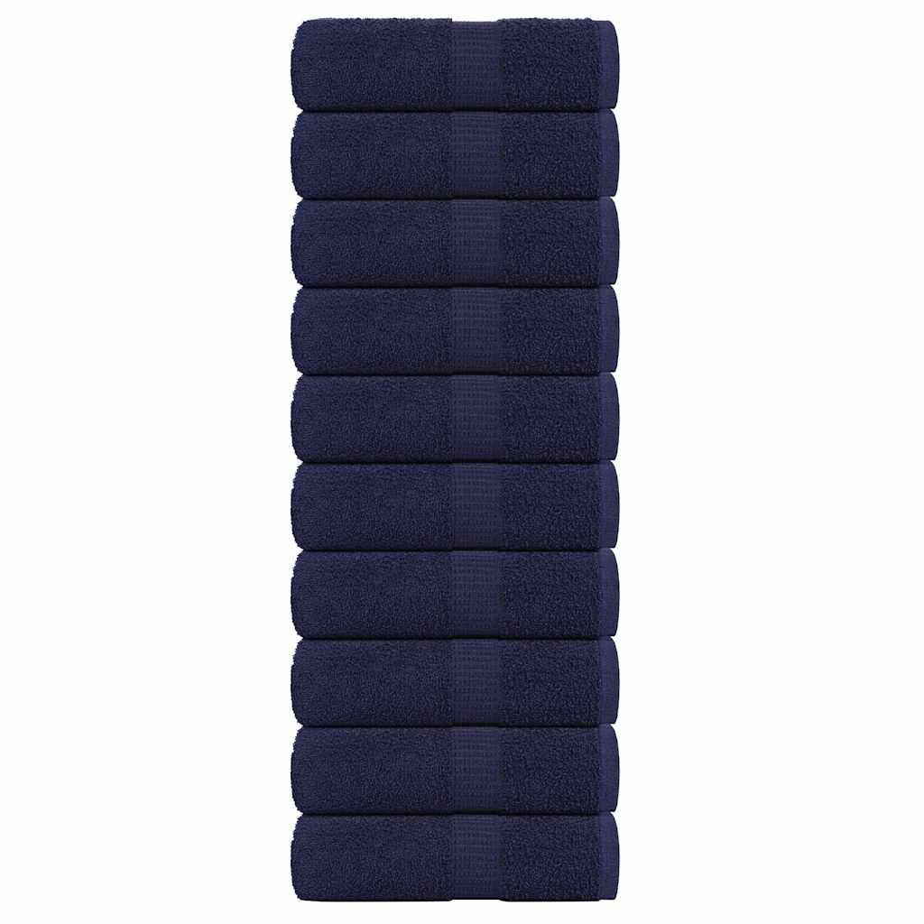 vidaXL Waschtücher FROGN 10 Stk. Marineblau 30x30 cm 360 g/m²