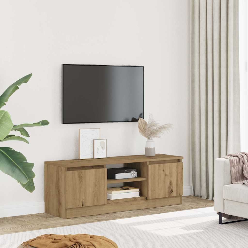 vidaXL TV-Schrank Artisan-Eiche 102x30x36 cm Holzwerkstoff