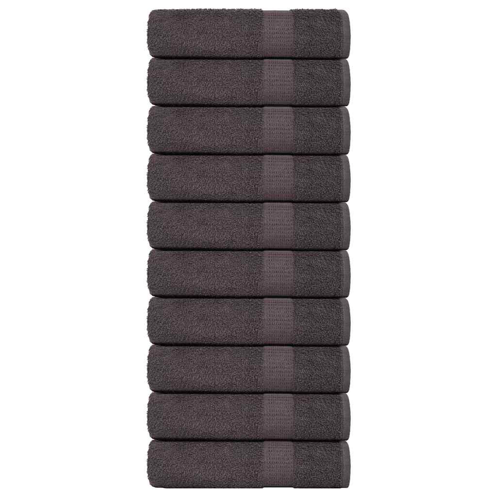 vidaXL Handtücher FROGN 10 Stk. Anthrazit 50x100 cm 360 g/m²