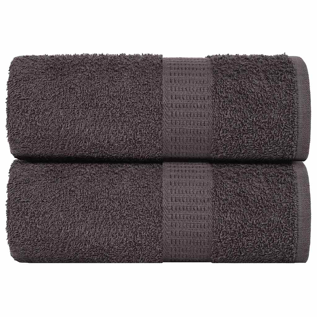 vidaXL Waschlappen FROGN 2 Stk. Anthrazit 15x21 cm 360 g/m²