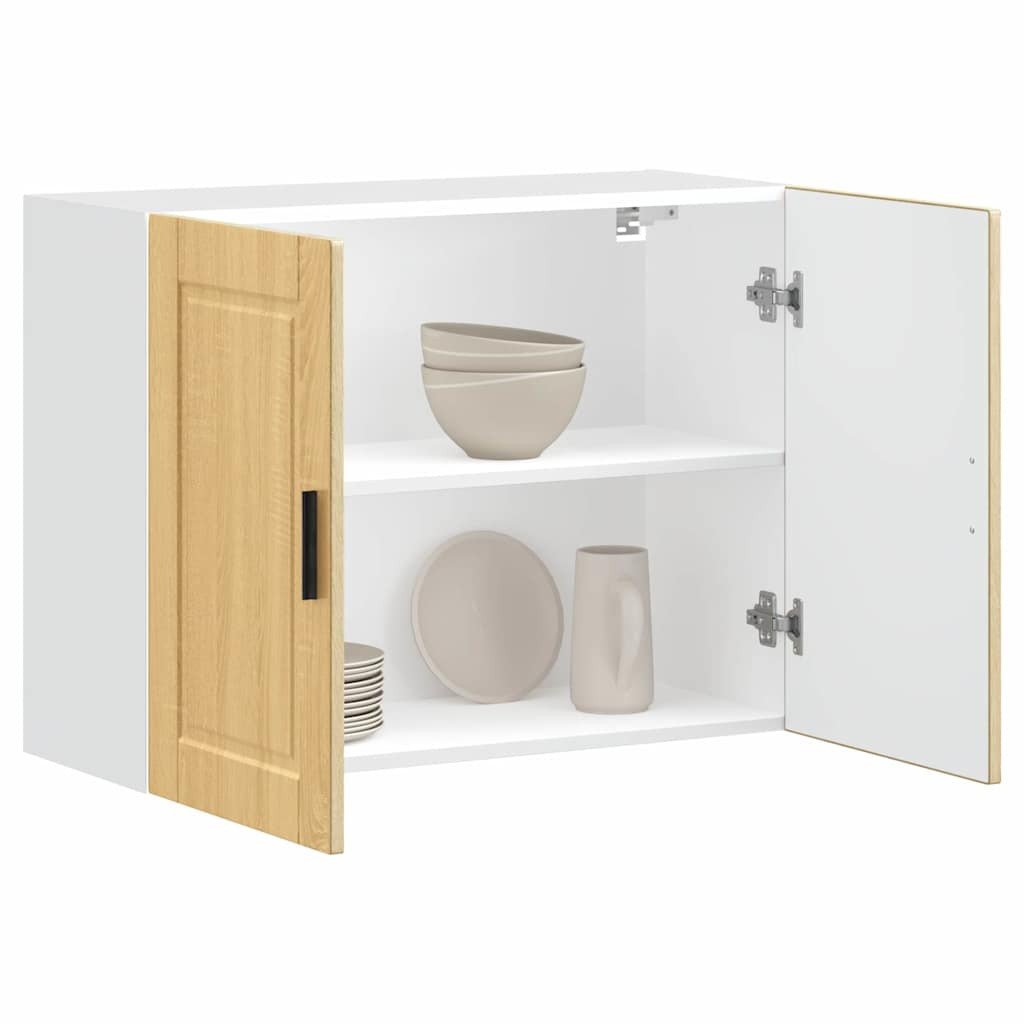vidaXL Küchen-Hängeschrank Porto Sonoma-Eiche Holzwerkstoff