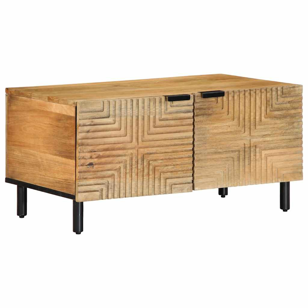 vidaXL Couchtisch Braun 80x50x40 cm Massivholz Mango