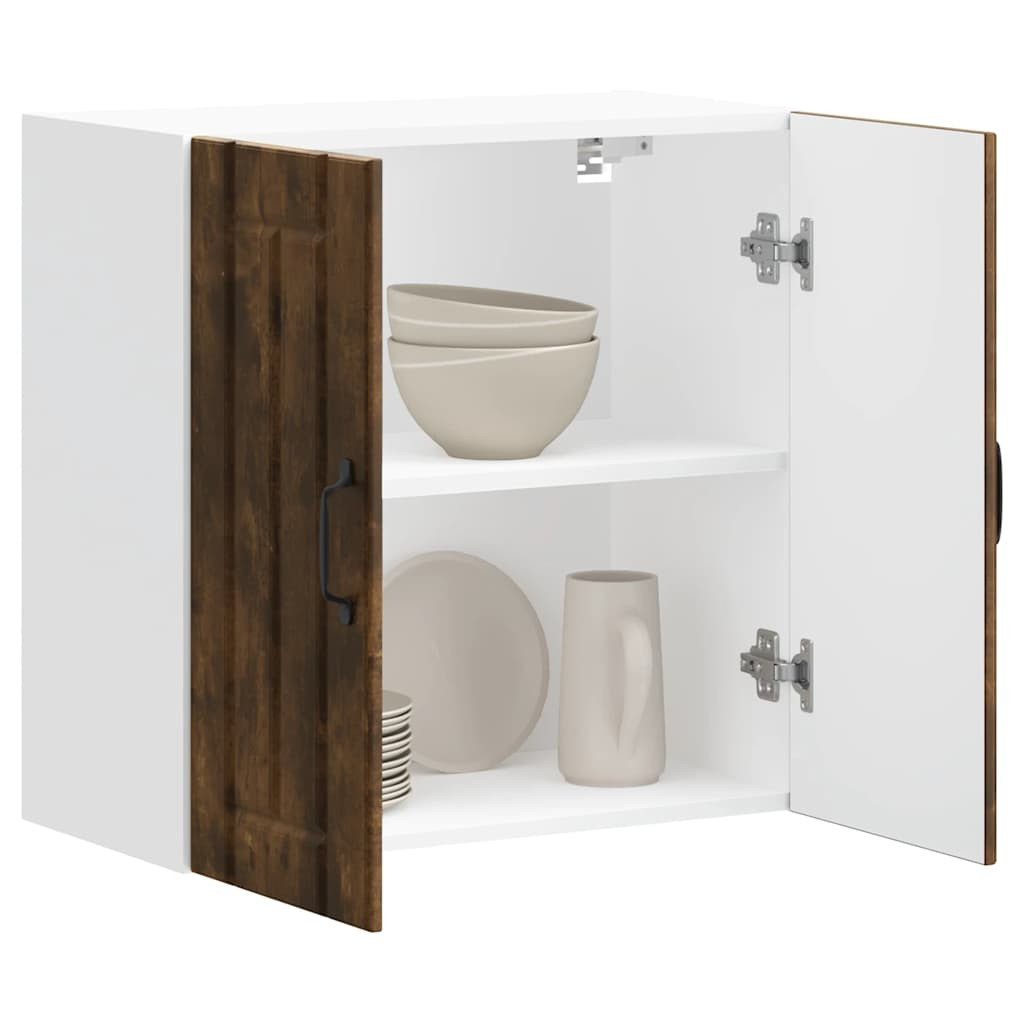 vidaXL Küchen-Hängeschrank Lucca Räuchereiche Holzwerkstoff