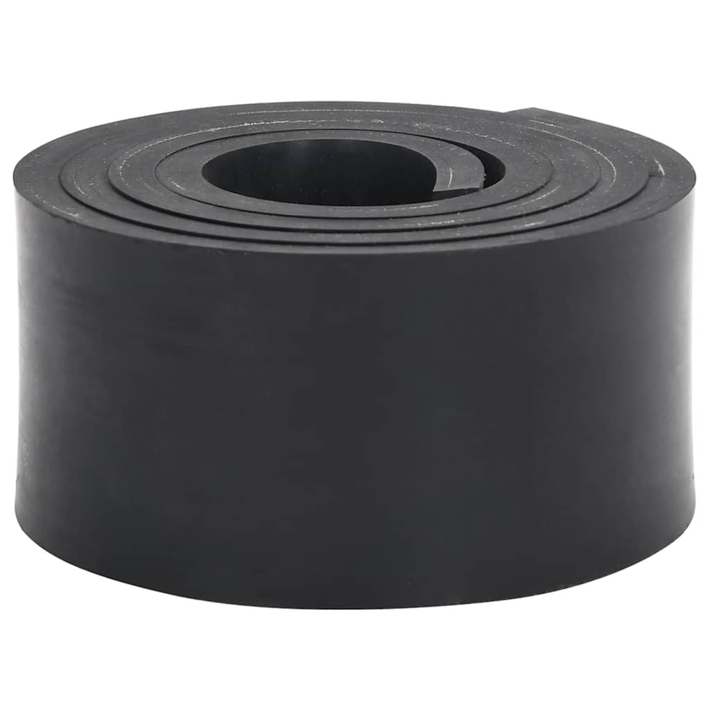 vidaXL Gummileiste für Schneepflug Schwarz 150x8x1 cm