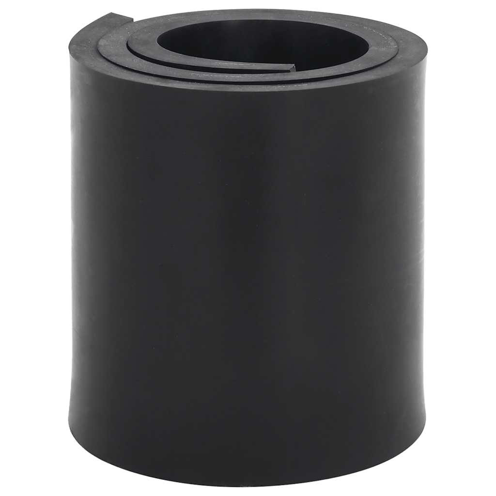 vidaXL Gummileiste für Schneepflug Schwarz 80x15x1 cm