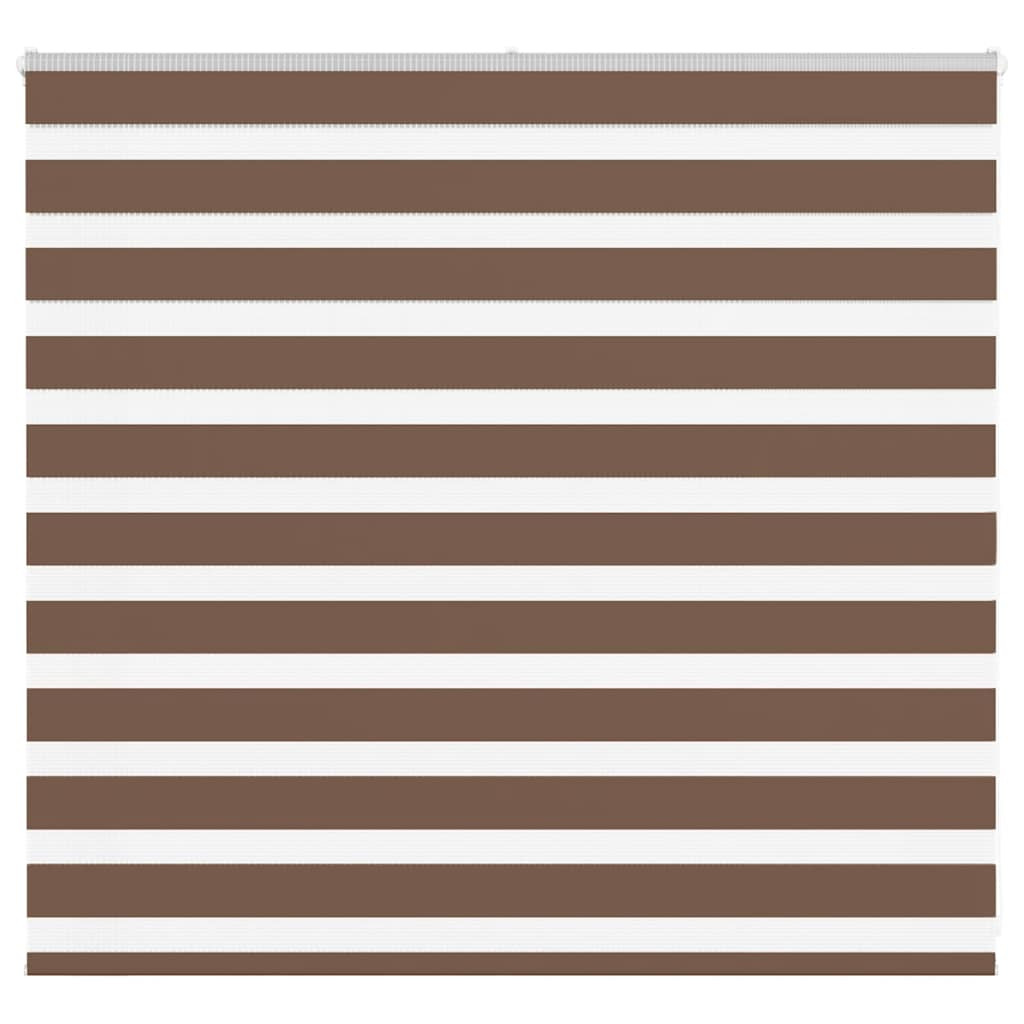 vidaXL Doppelrollo Braun 165x100 cm Stoffbreite 160,9 cm Polyester