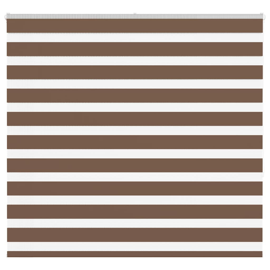 vidaXL Doppelrollo Braun 160x150 cm Stoffbreite 155,9 cm Polyester