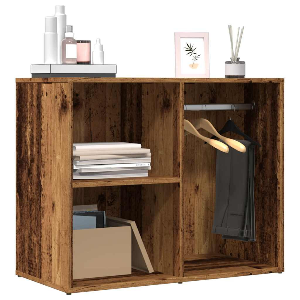 vidaXL Ankleideschrank Altholz 80x40x65 cm Holzwerkstoff