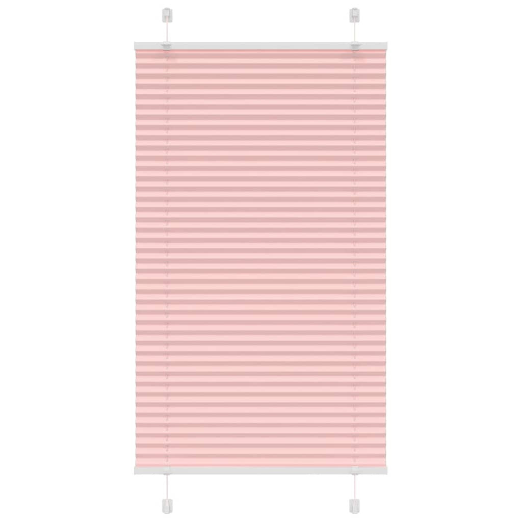 vidaXL Plissee Rosa 70x100 cm Stoffbreite 69,4 cm Polyester
