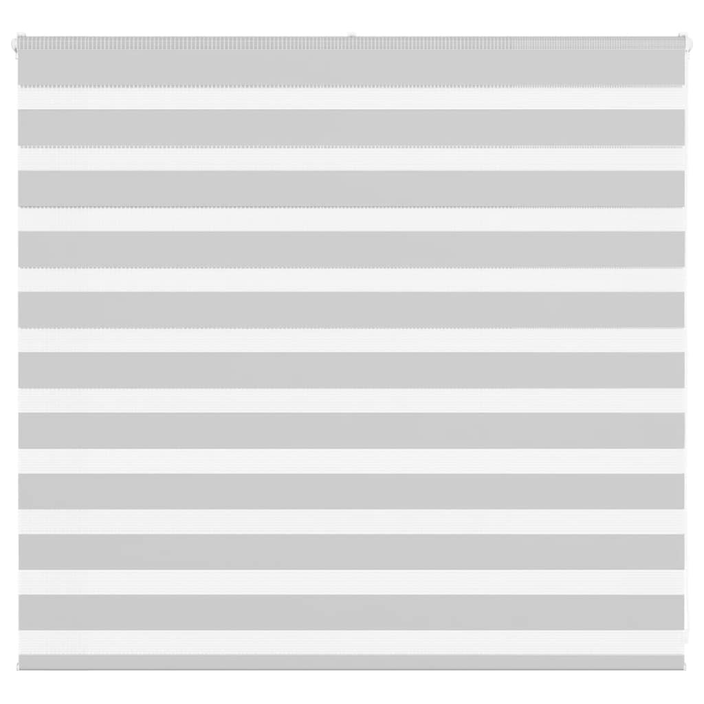 vidaXL Doppelrollo Hellgrau 160x100 cm Stoffbreite 155,9 cm Polyester