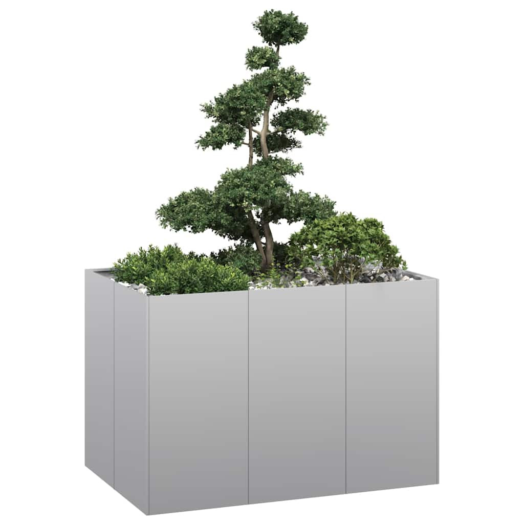 vidaXL Pflanzkübel 120x80x80 cm Verzinkter Stahl