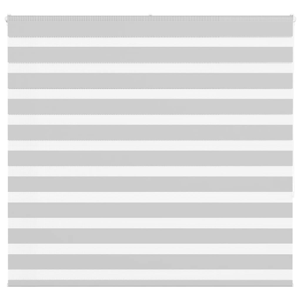 vidaXL Doppelrollo Hellgrau 160x150 cm Stoffbreite 155,9 cm Polyester