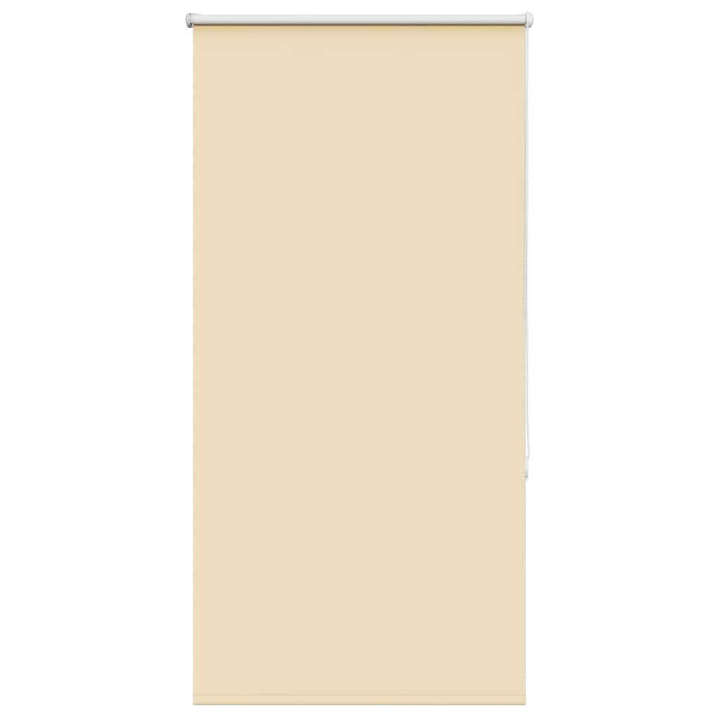 vidaXL Verdunkelungsrollo Beige 85x130cm Stoffbreite 80,7 cm Polyester
