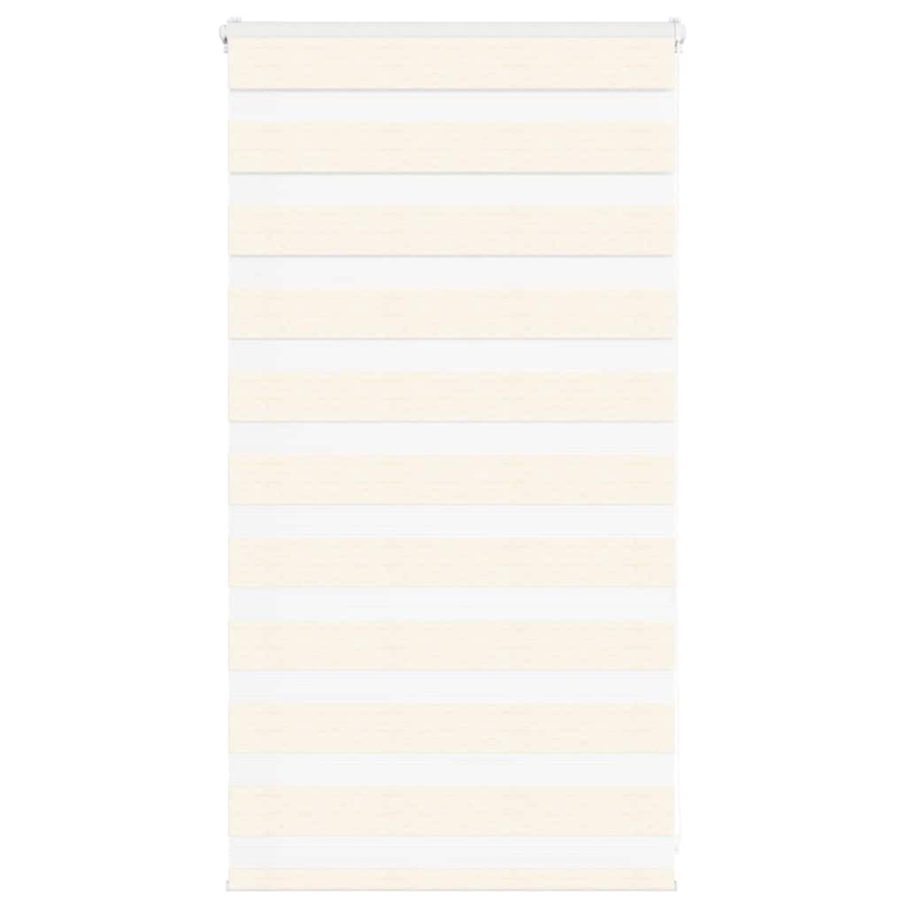 vidaXL Doppelrollo Marmorbeige 90x100 cm Stoffbreite 85,9 cm Polyester