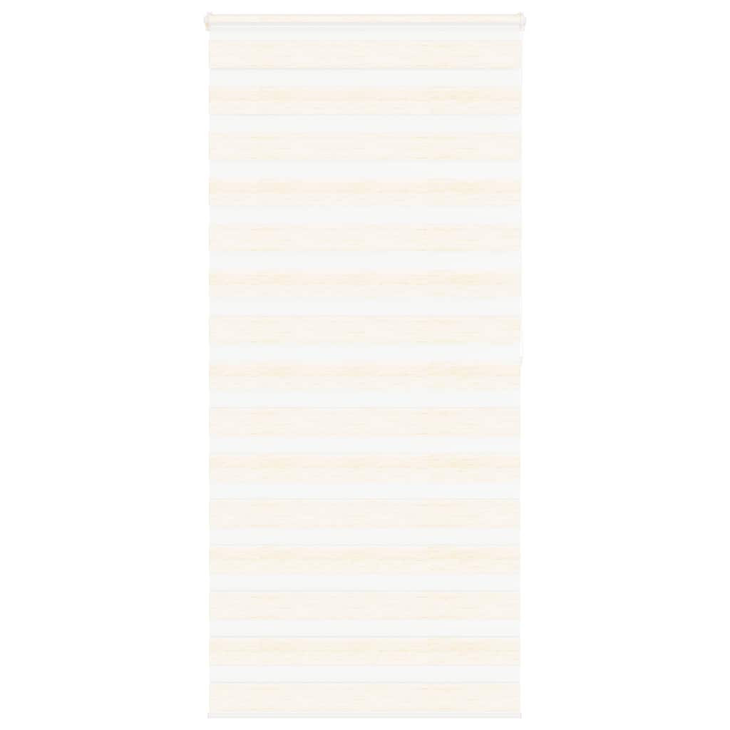 vidaXL Doppelrollo Marmorbeige 115x200cm Stoffbreite 110,9 cm Polyester