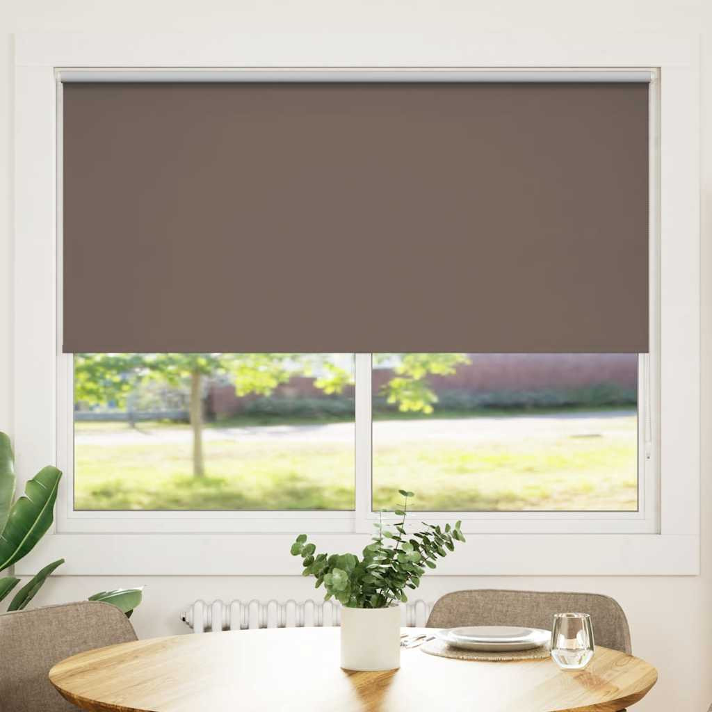 vidaXL Verdunkelungsrollo 144,4 x 175 cm, Stoffbreite 140 cm, Kaffeebraun