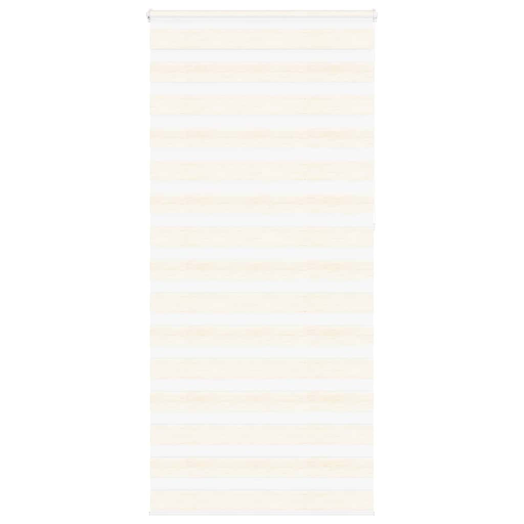 vidaXL Doppelrollo Marmorbeige 110x230cm Stoffbreite 105,9 cm Polyester