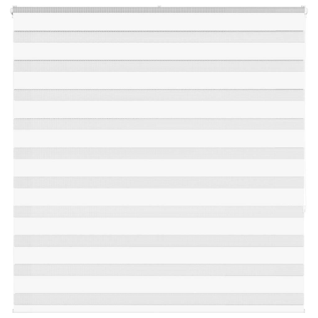 vidaXL Doppelrollo Weiß 145x150 cm Stoffbreite 140,9 cm Polyester